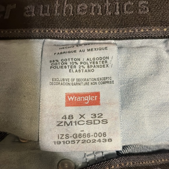 Wrangler authentic Men’s jeans - Picture 6 of 6